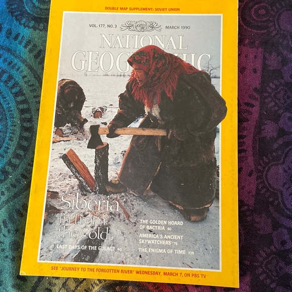 5/$10🌴🌴🌴VINTAGE NATIONAL GEOGRAPHIC VOL. 177, NO. 3 MARCH 1990